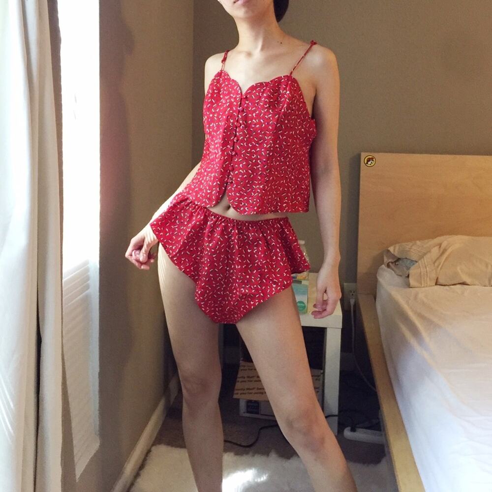 VTG Victoria's Secret Cami And Short Set.-CA8
